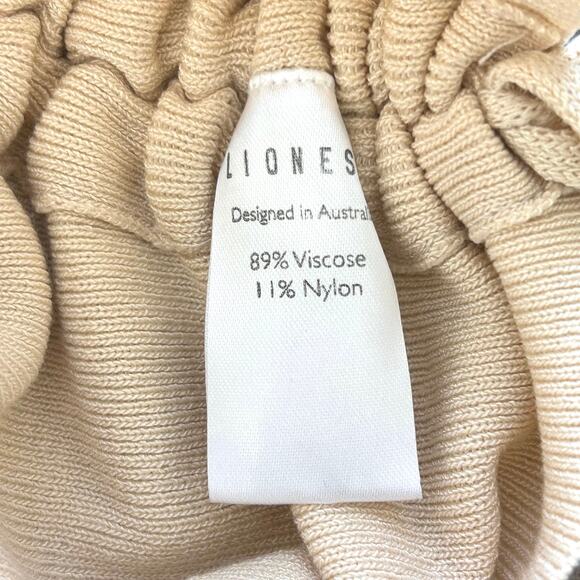 Lioness Military Minds Ruched Mini Dress in Beige - Picture 8 of 9